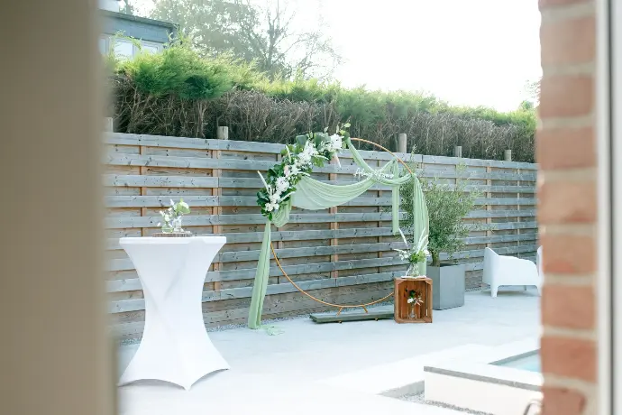 arche mariage vert