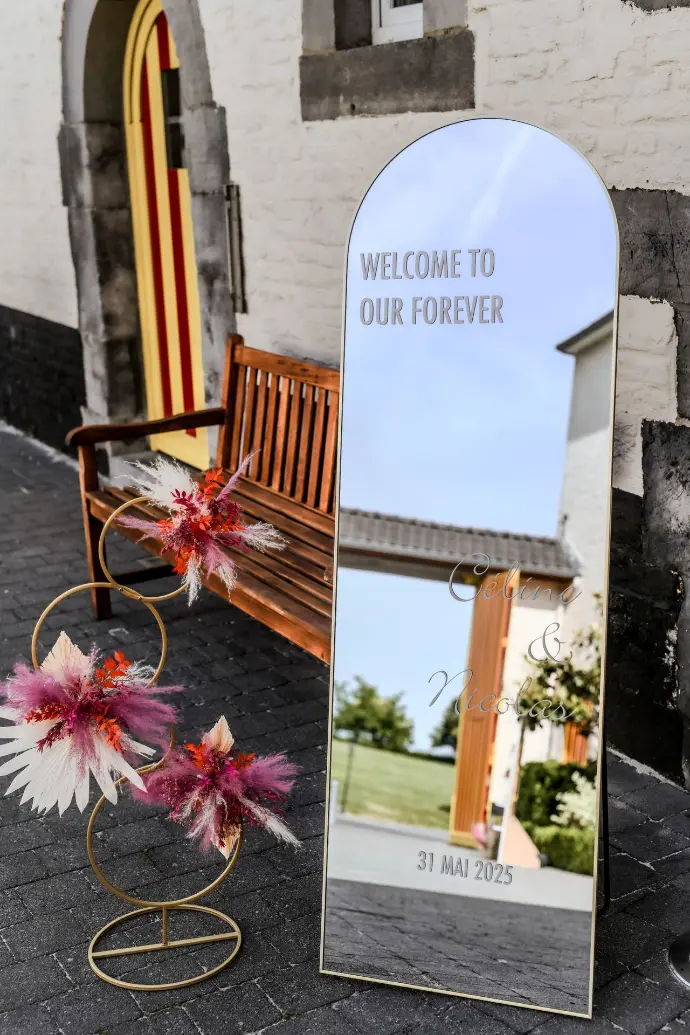 décoration-mariage-miroir